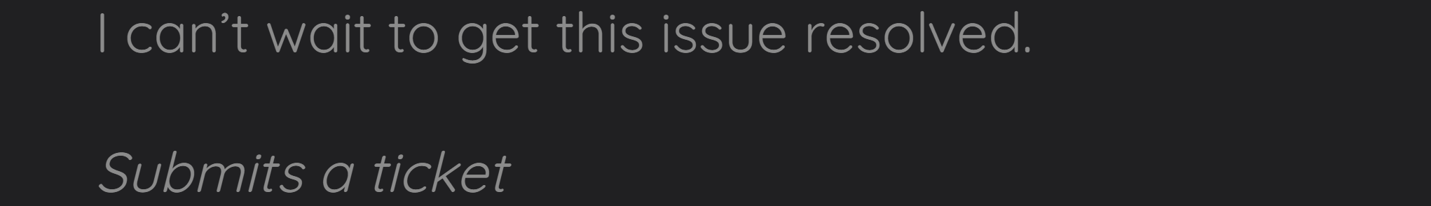 Two Sentence Horror